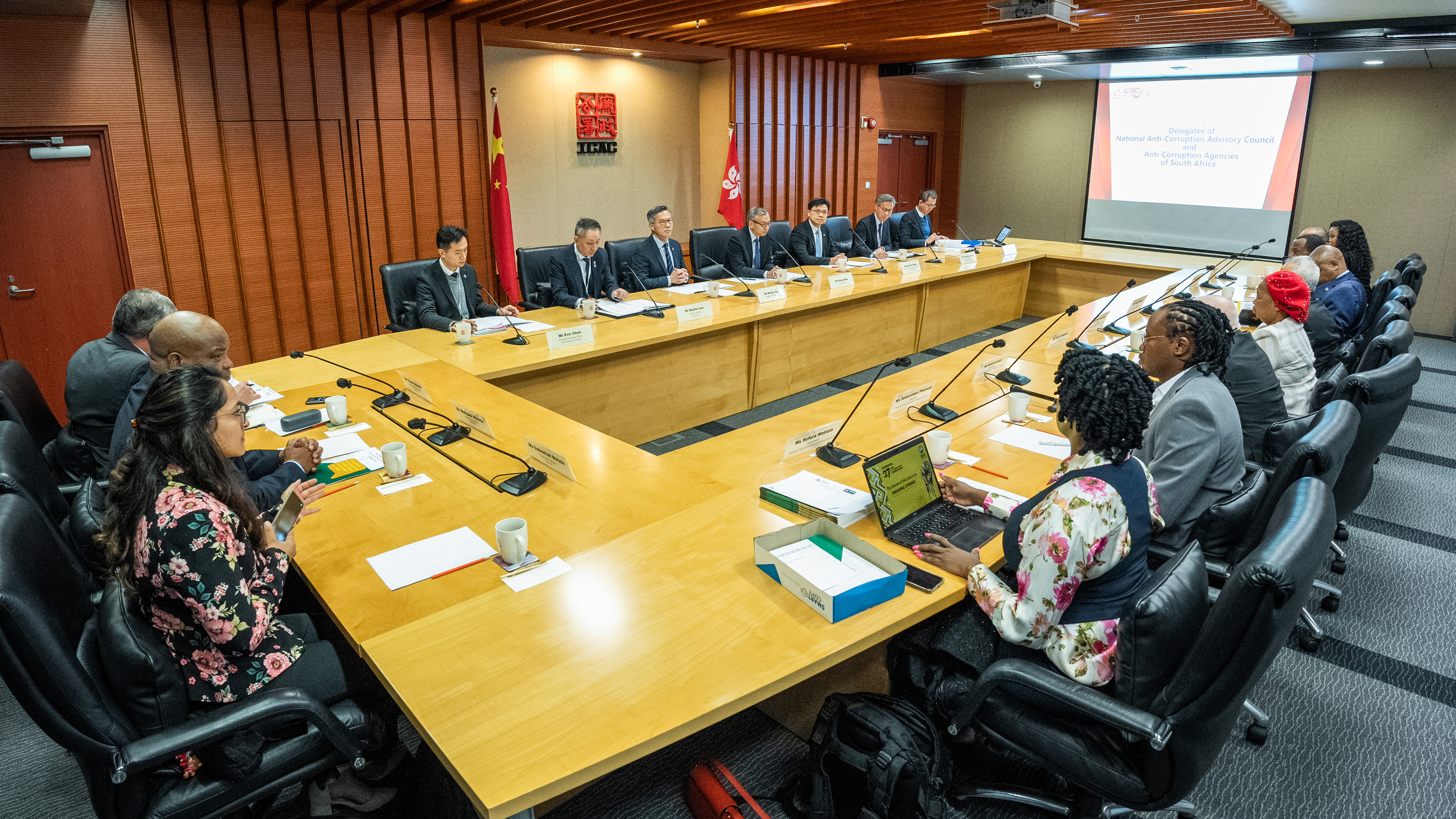ICAC, HKIAAC and IAACA first-ever experience sharing programme for South Africa graft fighters showcases tripartite partnership